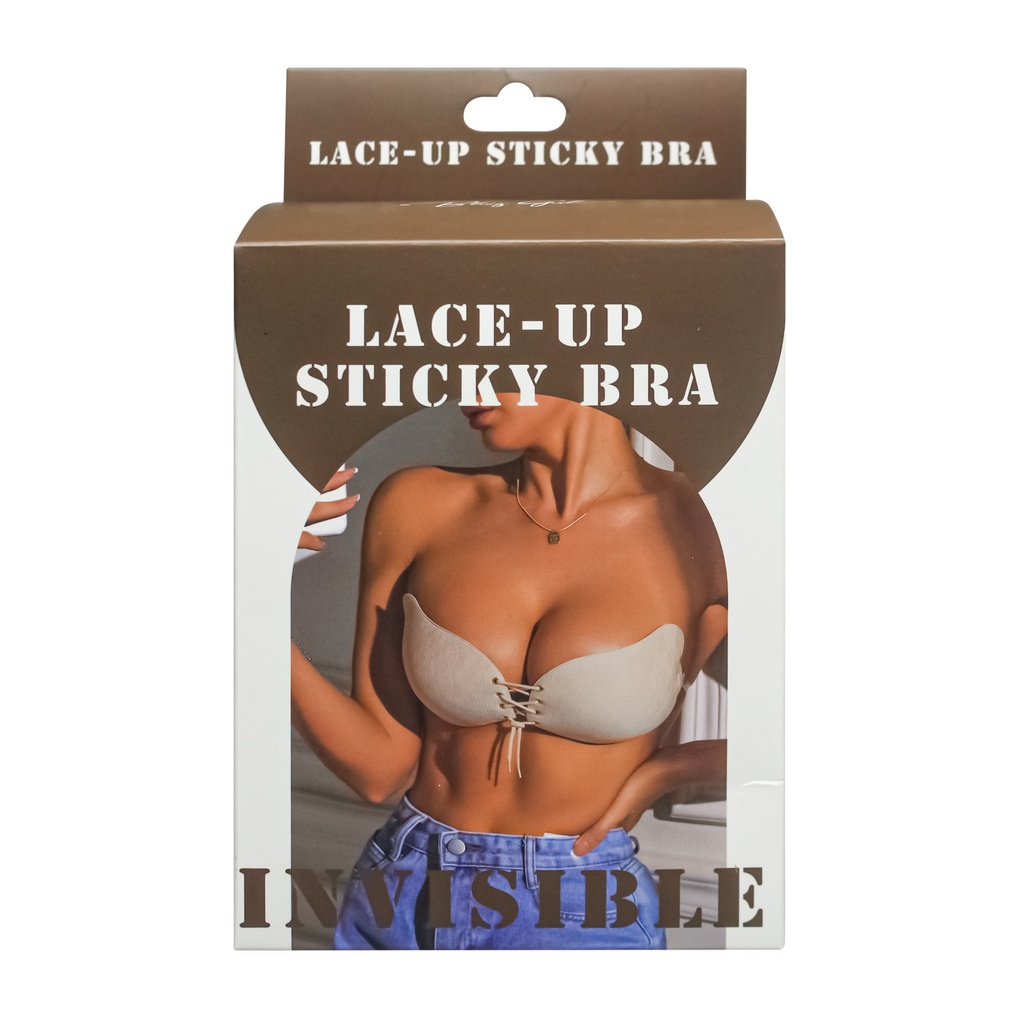 Lace-up Sticky Bra [S2511P06]