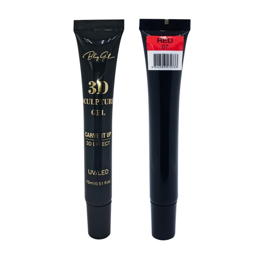 [6342503572597] 3D Sculpture Gel #07 - Red [S2508P03]