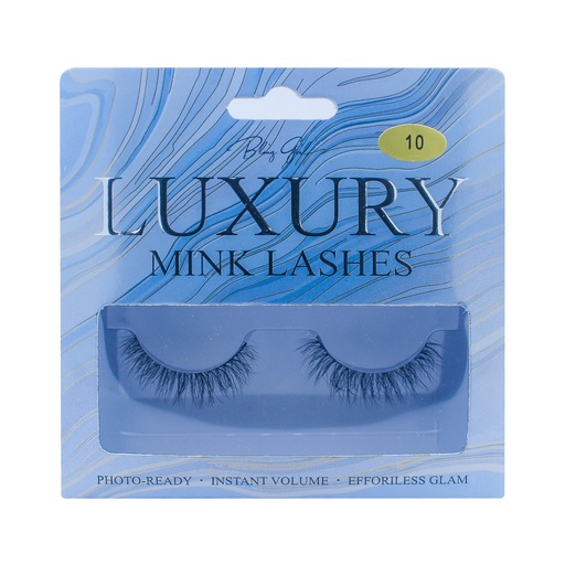 [6612505881547] Luxury Mink Lashes - #10 [S2508P09]
