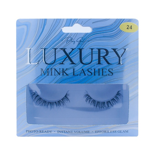 [6612505881547] Luxury Mink Lashes - #24 [S2508P09]